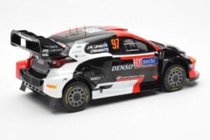 Toyota GR Yaris Rally1 #97 J-M. Latvala / J. Hanninen Rally Finland 2023 IXO 1:18 18RMC174B Metaal — afbeelding 2 van 6