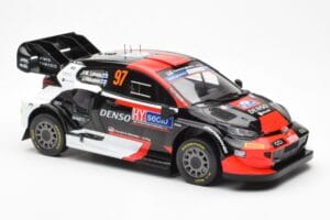 Toyota GR Yaris Rally1 #97 J-M. Latvala / J. Hanninen Rally Finland 2023 IXO 1:18 18RMC174B Metaal — afbeelding 4 van 6
