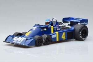 Tyrrell P34 Elf #4 P. Depailler Sweden GP 1976 MCG 1:18 MCG18615F Metaal