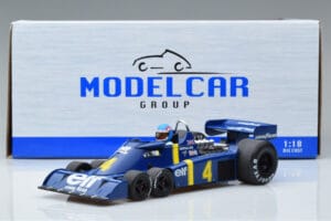 Tyrrell P34 Elf #4 P. Depailler Sweden GP 1976 MCG 1:18 MCG18615F Metaal — afbeelding 6 van 6