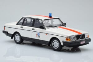 Volvo 240 GL Politie België Minichamps 1:18 155171492 Metaal — afbeelding 4 van 6