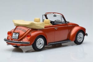 Volkswagen Beetle 1303 Cabriolet Oranje Norev 1:18 188526 Metaal — afbeelding 2 van 6