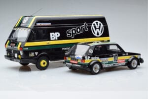 Volkswagen LT35 + Golf 1 GTI Group 2 Black Otto 1:18 OT353 Hars — afbeelding 2 van 6
