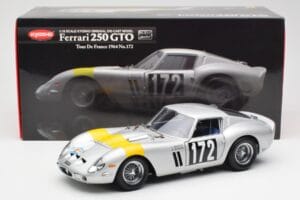 Ferrari 250 GTO #172 Tour de France Automobile 1964 Kyosho 1:18 08434C Metaal — afbeelding 8 van 8