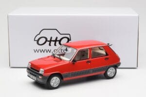 Renault 5 GTL Rood Otto 1:18 OT1147 Hars — afbeelding 6 van 6