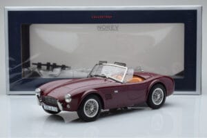 AC Cobra 289 Donkerrood Norev 1:18 182758 Metaal — afbeelding 6 van 6