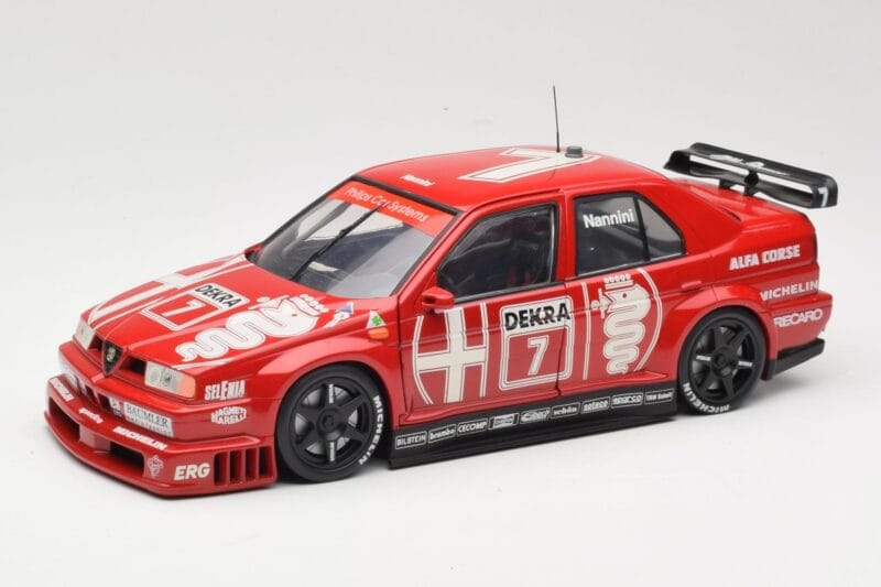 Alfa Romeo 155 V6 Ti #18 A. Nannini DTM 1993 UT Models 1:18 180930120 Metaal