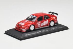 Alfa Romeo 155 V6 TI #18 Euroteam Modena DTM 1995 Minichamps 1:43 430950318 Metaal — afbeelding 2 van 4