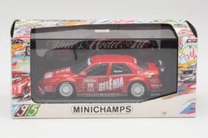 Alfa Romeo 155 V6 TI #18 Euroteam Modena DTM 1995 Minichamps 1:43 430950318 Metaal — afbeelding 4 van 4