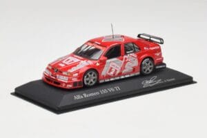 Alfa Romeo 155 V6 TI #2 Team Alfa Corse A. Nannini DTM 1994 Minichamps 1:43 430940202 Metaal — afbeelding 2 van 4