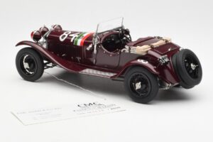 Alfa Romeo 1750 GS Spider #84 T. Nuvolari / B. Guidotti Mille Miglia Winner 1930 CMC 1:18 M-141 Metaal — afbeelding 5 van 6