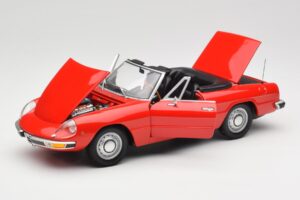 Alfa Romeo 2000 Spider Rood Minichamps 1:18 180120930 Metaal — afbeelding 2 van 8