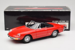 Alfa Romeo 2000 Spider Rood Minichamps 1:18 180120930 Metaal — afbeelding 8 van 8