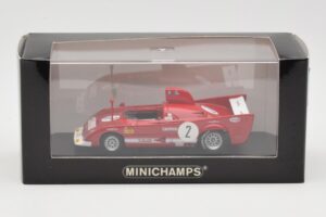 Alfa Romeo 33 TT 12 #2 A. Merzario / J. Laffite 1000km Monza Winner 1975 Minichamps 1:43 403751202 Metaal — afbeelding 4 van 4