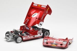 Alfa Romeo 33TT 12 #1 A. Merzario / J. Laffite 1000km Nurburgring Winner 1975 AUTOart 1:18 87505 Metaal — afbeelding 2 van 8