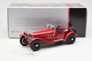 Alfa Romeo 6C 1750 GS Spider Bordeaux Rood CMC 1:18 M-138 Metaal — afbeelding 6 van 6