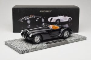 Alfa Romeo 6C 2500 SS Corsa Spider Zwart Minichamps 1:18 107120231 Metaal — afbeelding 6 van 6