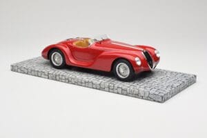 Alfa Romeo 6C 2500 SS Corsa Spider Rood Minichamps 1:18 107120230 Hars — afbeelding 4 van 6
