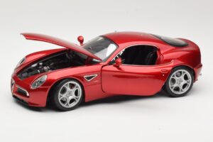 Alfa Romeo 8C Competizione Rood Bburago 1:18 18-11021 Metaal — afbeelding 2 van 8