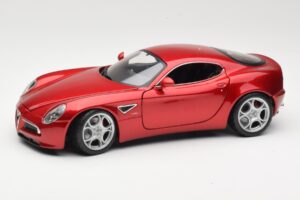 Alfa Romeo 8C Competizione Rood Bburago 1:18 18-11021 Metaal
