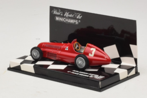Alfa Romeo 159 Alfetta #3 C. Sanesi 6th Place British GP 1951 Minichamps 1:43 400511203 Metaal — afbeelding 3 van 5