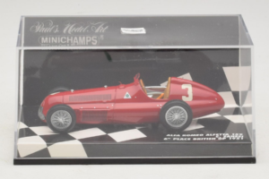 Alfa Romeo 159 Alfetta #3 C. Sanesi 6th Place British GP 1951 Minichamps 1:43 400511203 Metaal — afbeelding 5 van 5