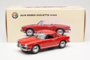 Alfa Romeo Giulietta 1300 Spider Rood AUTOart 1:18 70157 Metaal — afbeelding 8 van 8