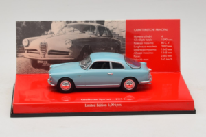 Alfa Romeo Giulietta Sprint Lichtblauw Minichamps 1:43 403120403 Metaal
