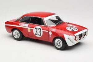 Alfa Romeo GTA 1300 Junior #33 T. Hezemans / G. van Lennep Hezemans Jarama 1972 Minichamps 1:18 100721233 Metaal — afbeelding 6 van 8