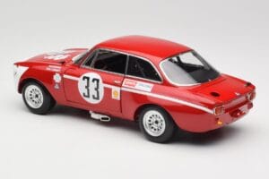 Alfa Romeo GTA 1300 Junior #33 T. Hezemans / G. van Lennep Hezemans Jarama 1972 Minichamps 1:18 100721233 Metaal — afbeelding 7 van 8