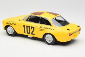 Alfa Romeo GTA 1300 #102 Squadra Corse R. Zanetti / M. Ruspa / Monzeglio Targa Florio 1971 Minichamps 1:18 155711202 Metaal — afbeelding 5 van 6