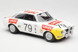 Alfa Romeo GTA 1300 #79 H. Rubens / C. Van Ryn 24 Hours of Spa 1971 Minichamps 1:18 155711279 Metaal — afbeelding 4 van 6