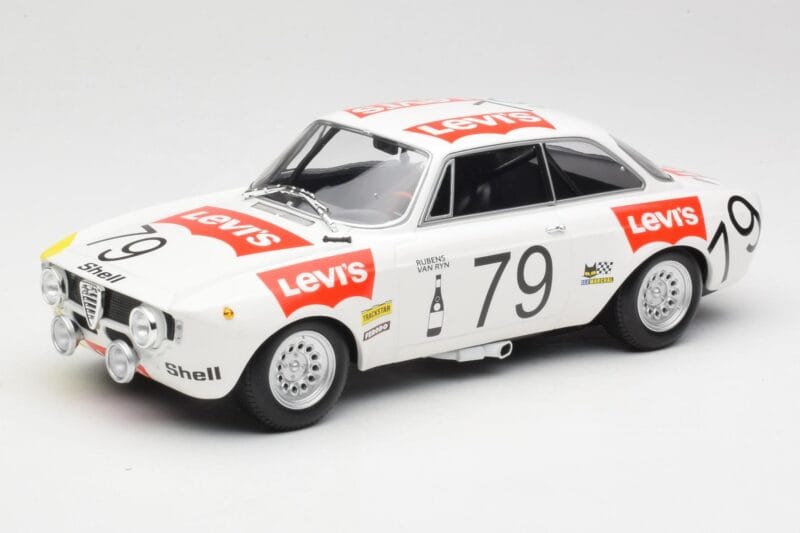 Alfa Romeo GTA 1300 #79 H. Rubens / C. Van Ryn 24 Hours of Spa 1971 Minichamps 1:18 155711279 Metaal