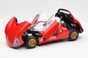 Alfa Romeo 33 Stradale Rood AUTOart 1:18 70191 Metaal — afbeelding 2 van 8