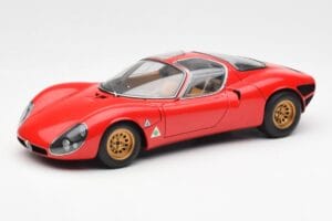 Alfa Romeo 33 Stradale Rood AUTOart 1:18 70191 Metaal