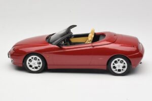 Alfa Romeo Spider 916 Proteo Red Metallic Norev 1:18 187854 Metaal — afbeelding 3 van 6