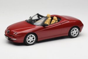 Alfa Romeo Spider 916 Proteo Red Metallic Norev 1:18 187854 Metaal