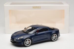 Alpine A110 S A120 Matte Storm Blue Norev 1:18 185444 Metaal — afbeelding 6 van 6