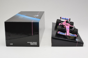 Alpine A522 BWT #14 F. Alonso BWT Alpine F1 Team Bahrain Grand Prix 2022 Minichamps 1:18 147220114 Hars — afbeelding 6 van 7