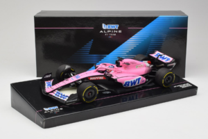 Alpine A522 BWT #14 F. Alonso BWT Alpine F1 Team Bahrain Grand Prix 2022 Minichamps 1:18 147220114 Hars — afbeelding 7 van 7