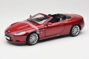 Aston Martin DB9 Volante Rood Solido 1:18 8163 Metaal