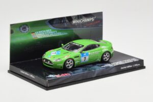 Aston Martin V8 Vantage N24 #7 U. Bez / Porritt / R. Meaden 24 Hours Nurburgring 2008 Minichamps 1:43 437081307 Metaal — afbeelding 2 van 4