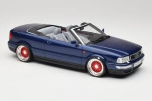 Audi 80 B4 Cabriolet Ming Blauw Metallic Custom Wheels Otto 1:18 OT806-C Hars — afbeelding 4 van 6