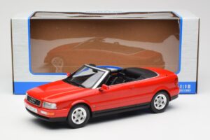 Audi 80 B3 Cabriolet Rood MCG 1:18 MCG18371 Metaal — afbeelding 6 van 6
