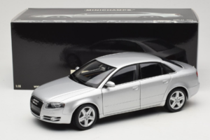 Audi A4 B7 Zilver Minichamps 1:18 100014402 Metaal — afbeelding 8 van 8