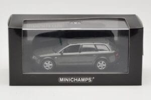 Audi A6 C5 Avant Donkergrijs Minichamps 1:43 AUDI006 Metaal — afbeelding 4 van 4