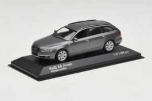 Audi A6 C6 Avant Grey Metallic Minichamps 1:43 400013011 Metaal — afbeelding 2 van 5