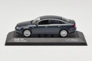 Audi A6 C6 Donkerblauw Minichamps 1:43 5010406143 Metaal