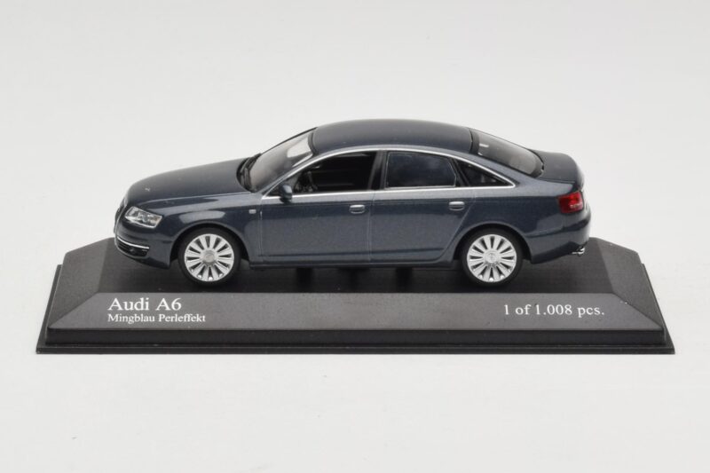 Audi A6 C6 Donkerblauw Minichamps 1:43 5010406143 Metaal