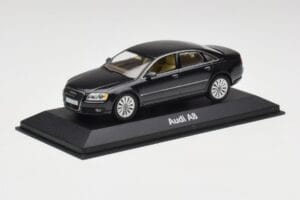 Audi A8 D3 Phantom Zwart Minichamps 1:43 5010508133 Metaal — afbeelding 2 van 4